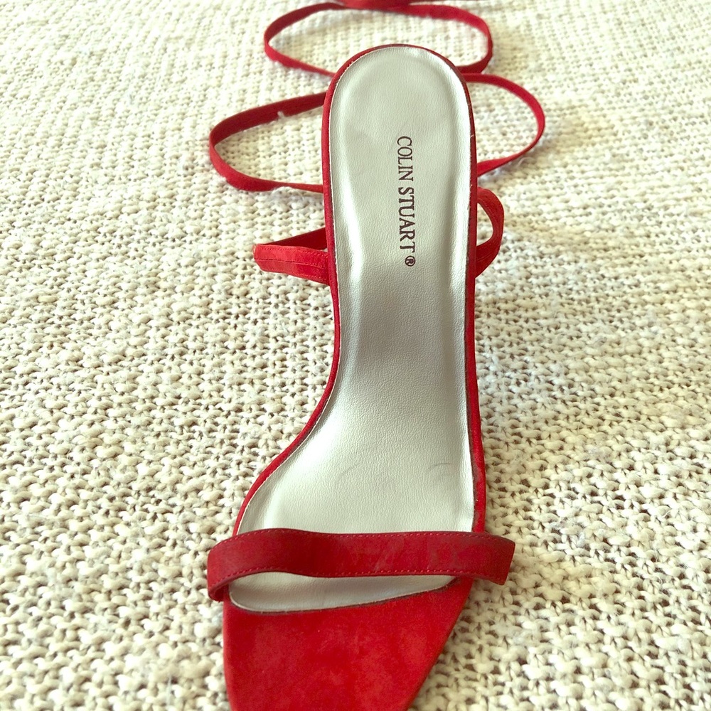 Strappy Red Heels